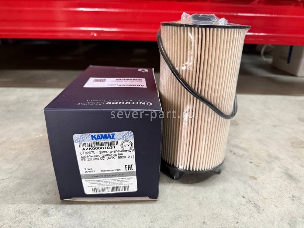 Фильтр-элемент для дизельного фильтра КамАЗ 5490, 54901 (ан. 6W.26.084.00) / Unitruck UT8207L